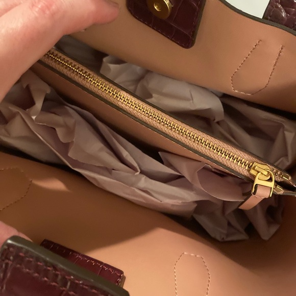 Tory Burch Deep Red Crossbody Bag - Picture 4 of 4